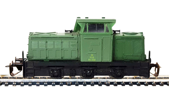 02613 Diesellokomotive MH 368 DSB/III grün