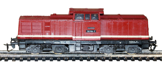 02544 Diesellokomotive BR 110 -104-7 DR/IV