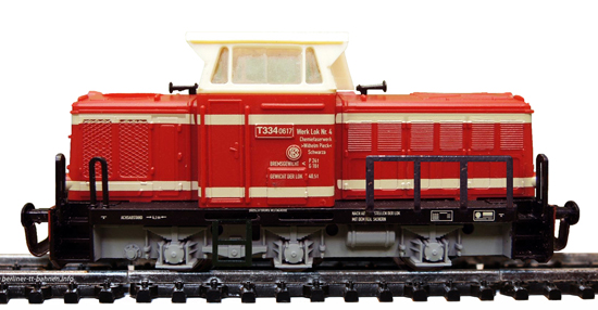 02611 Diesellokomotive T 334 -0617 (Werk Lok Nr.4)