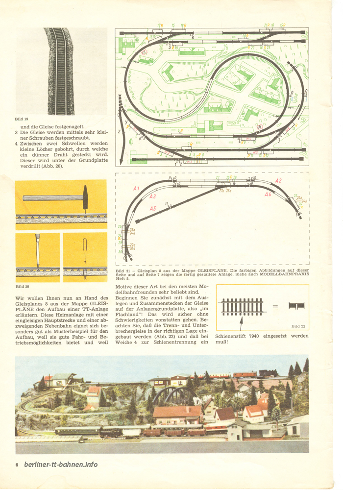 Ins Richtige Gleis mit der TT-Bahn 1966